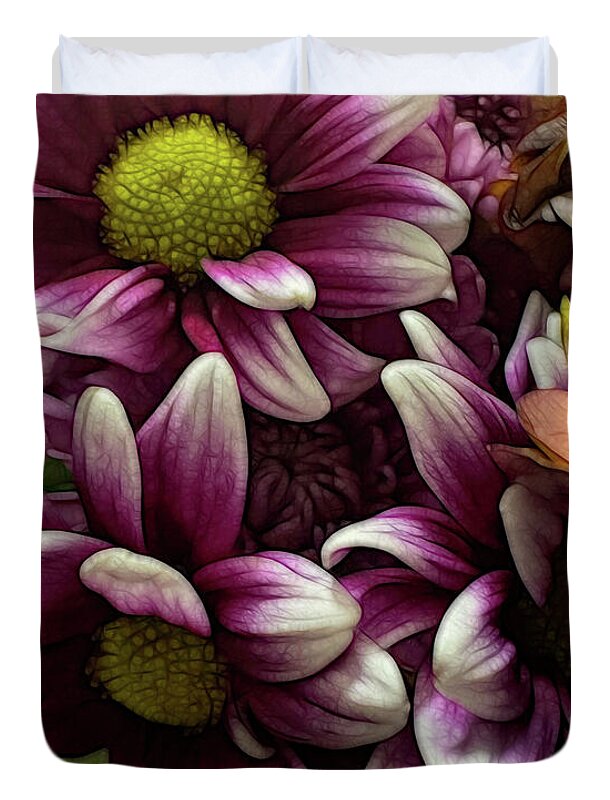 October Flowers 7 - Duvet Cover