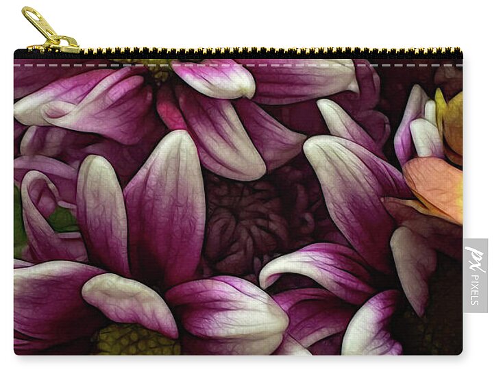 October Flowers 7 - Zip Pouch