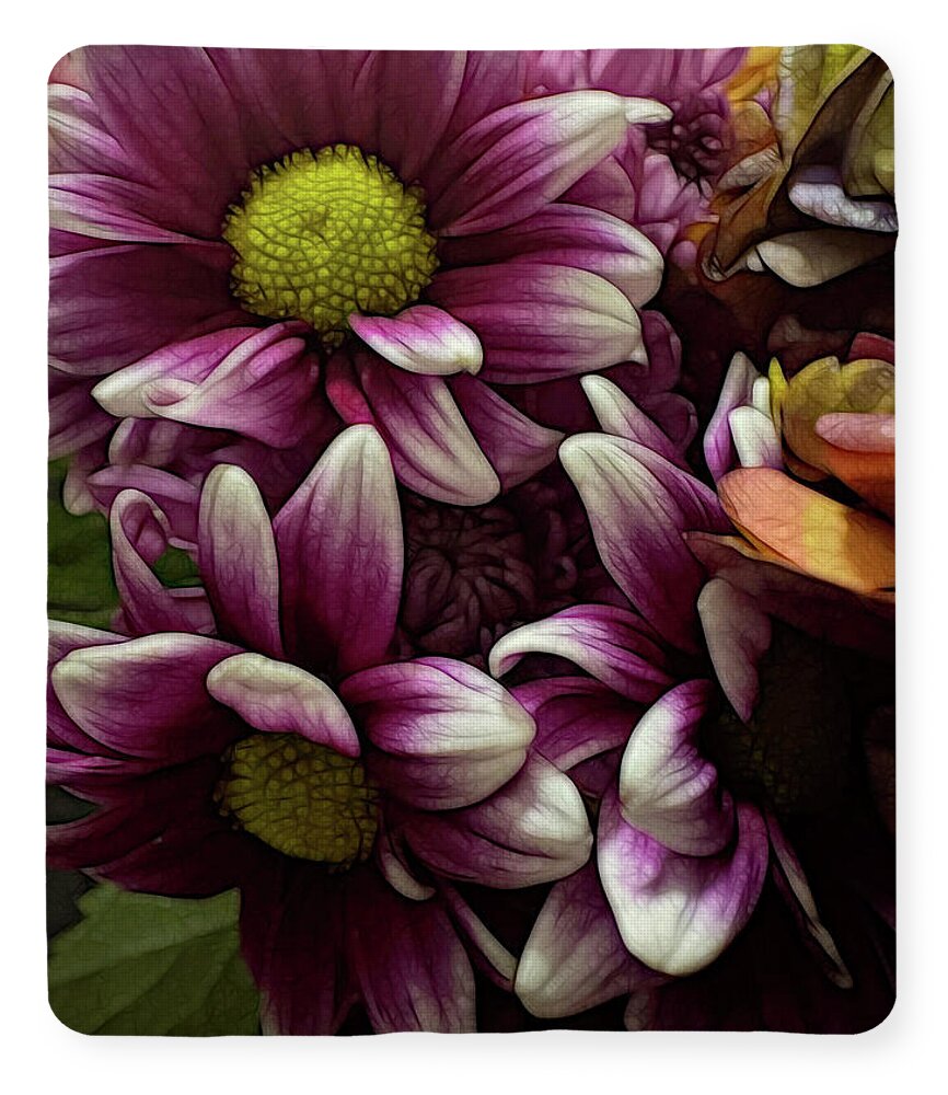 October Flowers 7 - Blanket