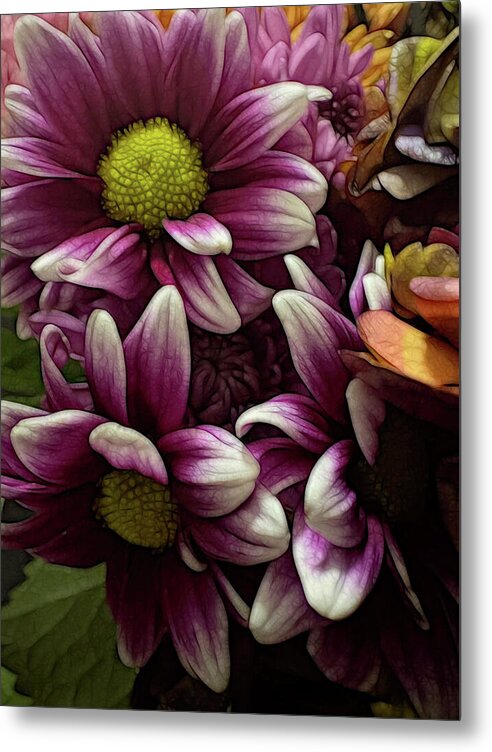 October Flowers 7 - Metal Print