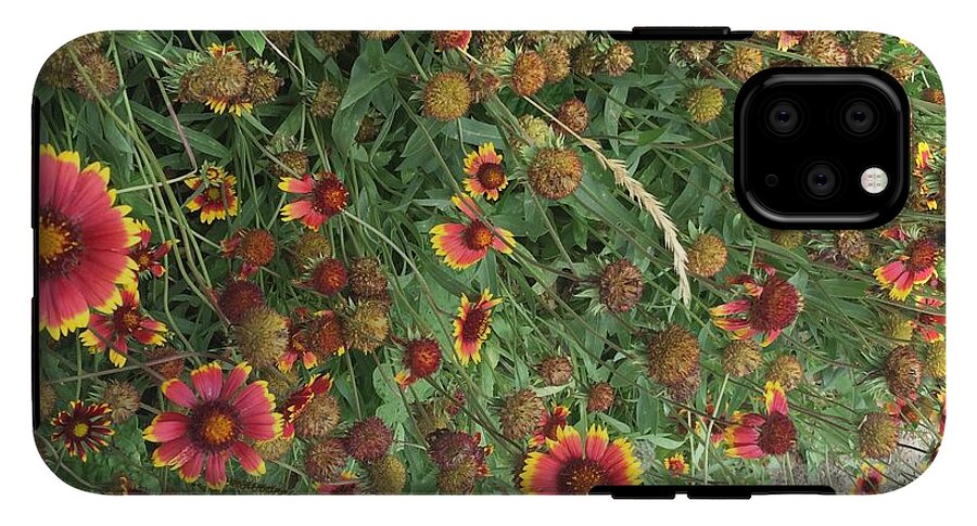 Orange Flower Garden - Phone Case