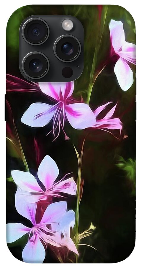 Pink and White Flower Detail - Phone Case
