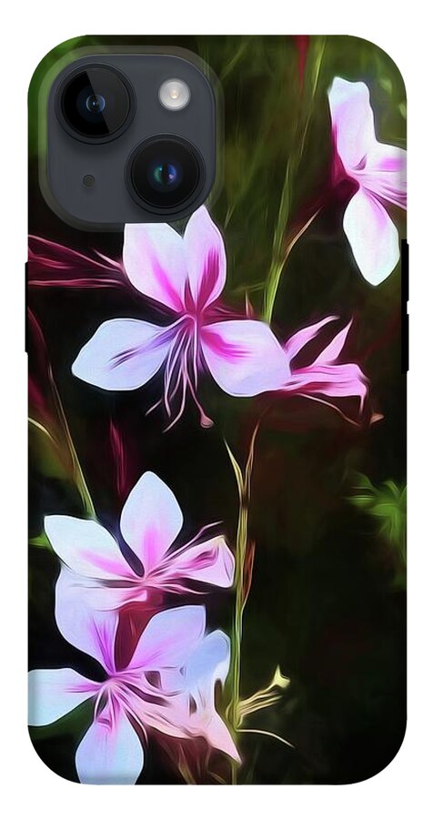 Pink and White Flower Detail - Phone Case