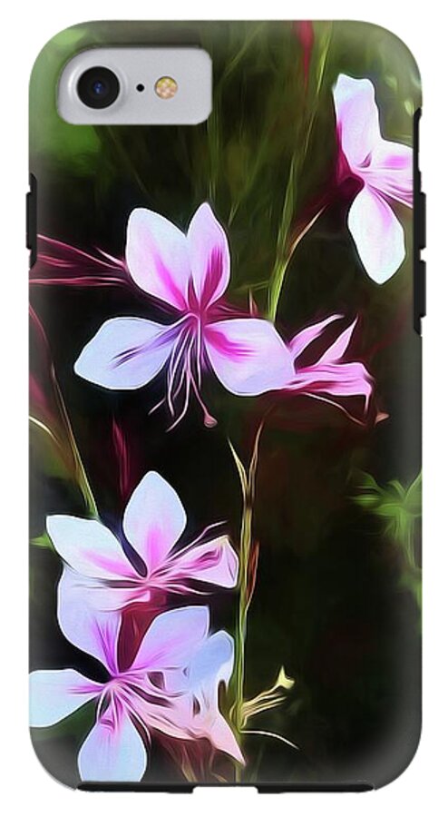 Pink and White Flower Detail - Phone Case