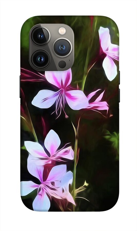 Pink and White Flower Detail - Phone Case