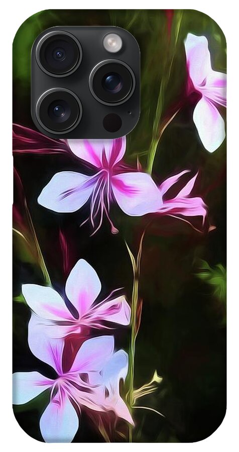 Pink and White Flower Detail - Phone Case