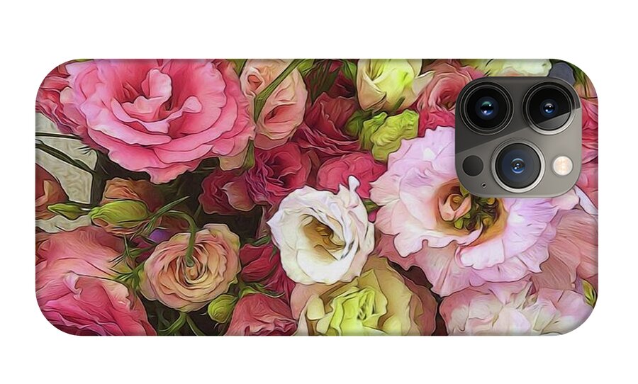 Pink Lisianthus - Phone Case