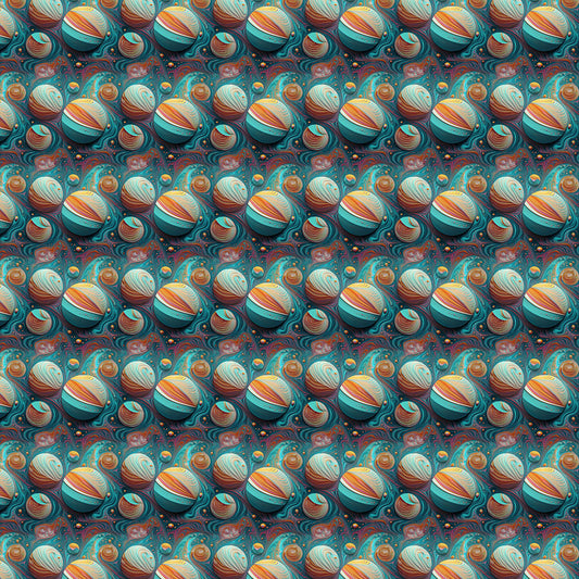 Gumball Planets Geometric Pattern Digital Image Download