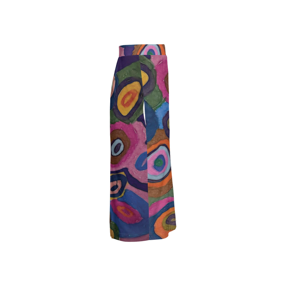 Warm Autumn Bubbles Women's Back Split Pencil Skirt-Heavy Knit