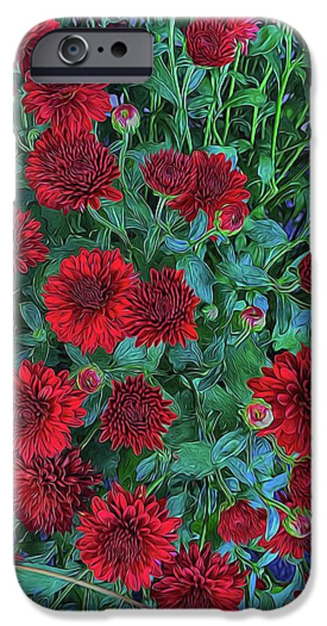 Red Mums - Phone Case