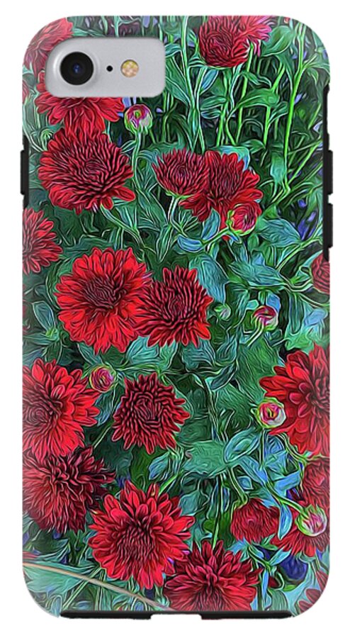 Red Mums - Phone Case