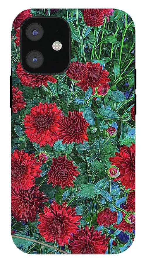 Red Mums - Phone Case
