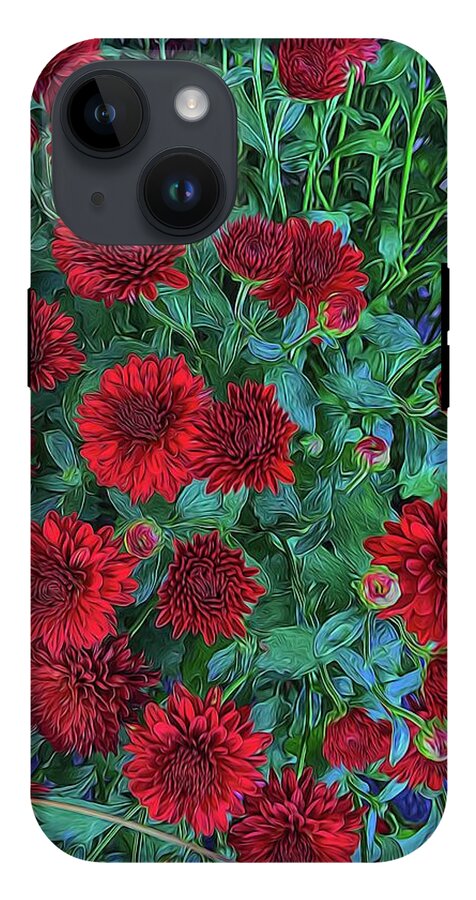 Red Mums - Phone Case
