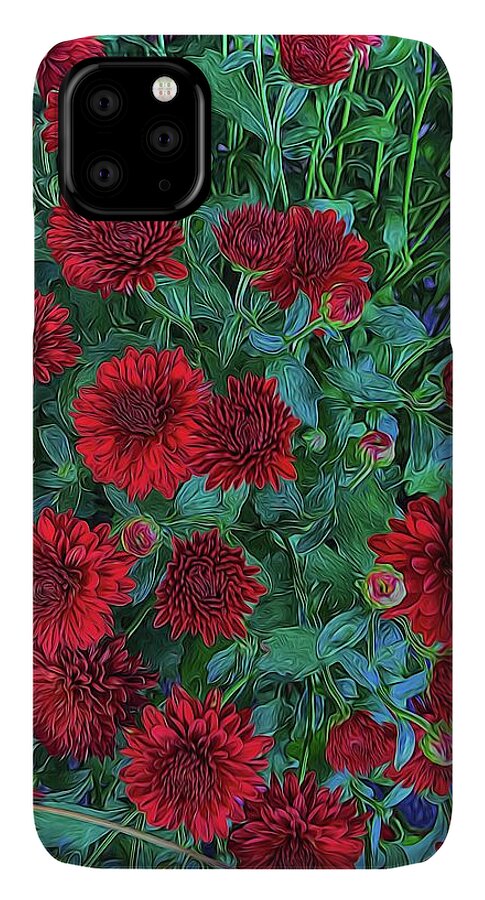 Red Mums - Phone Case