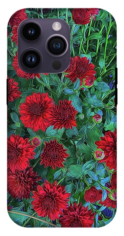 Red Mums - Phone Case
