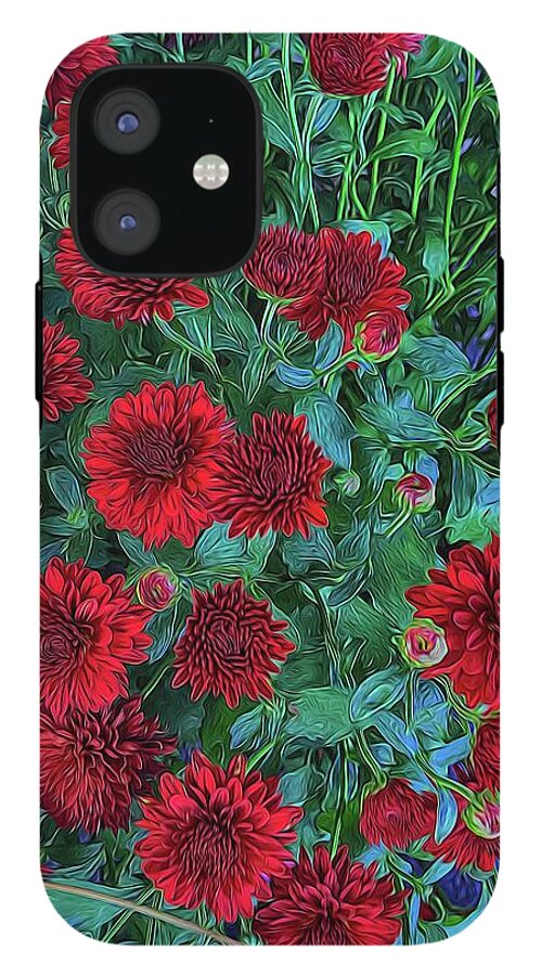 Red Mums - Phone Case