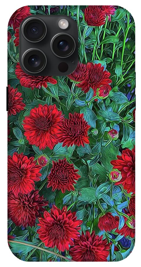Red Mums - Phone Case