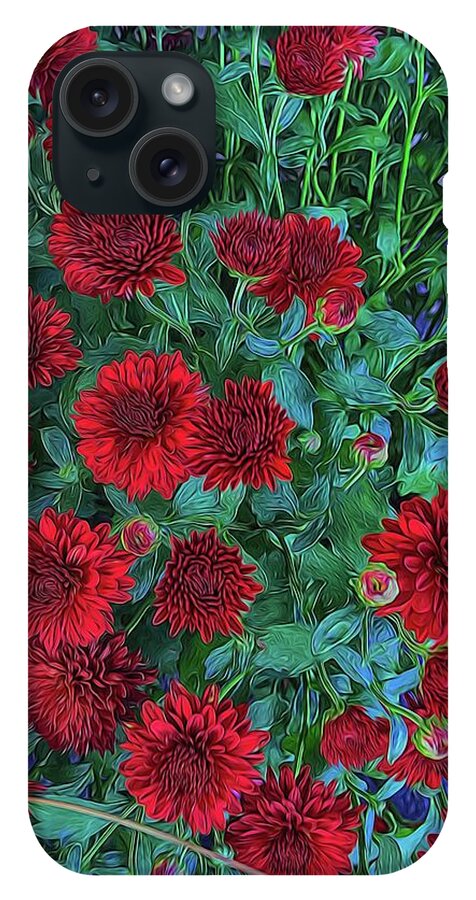 Red Mums - Phone Case