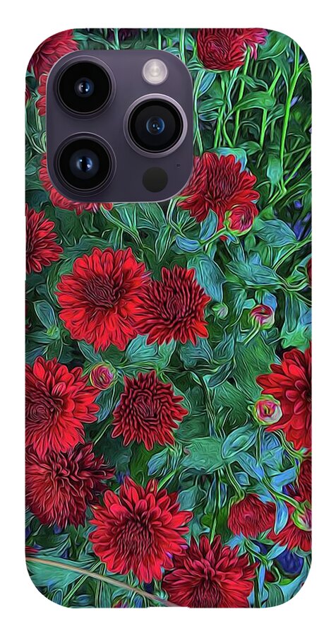 Red Mums - Phone Case