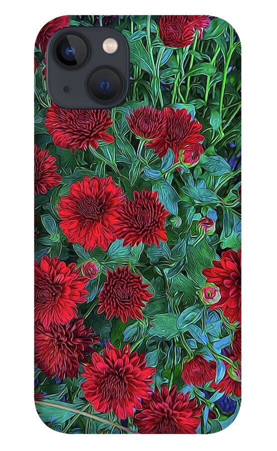 Red Mums - Phone Case