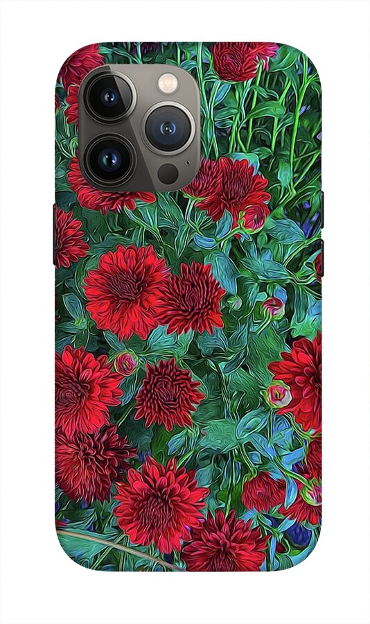 Red Mums - Phone Case