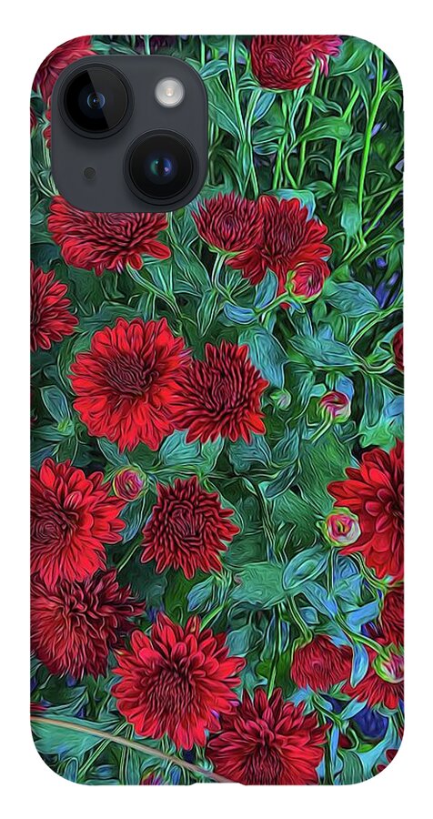 Red Mums - Phone Case
