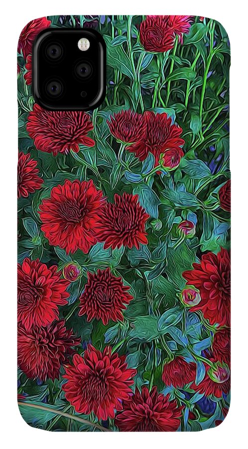 Red Mums - Phone Case