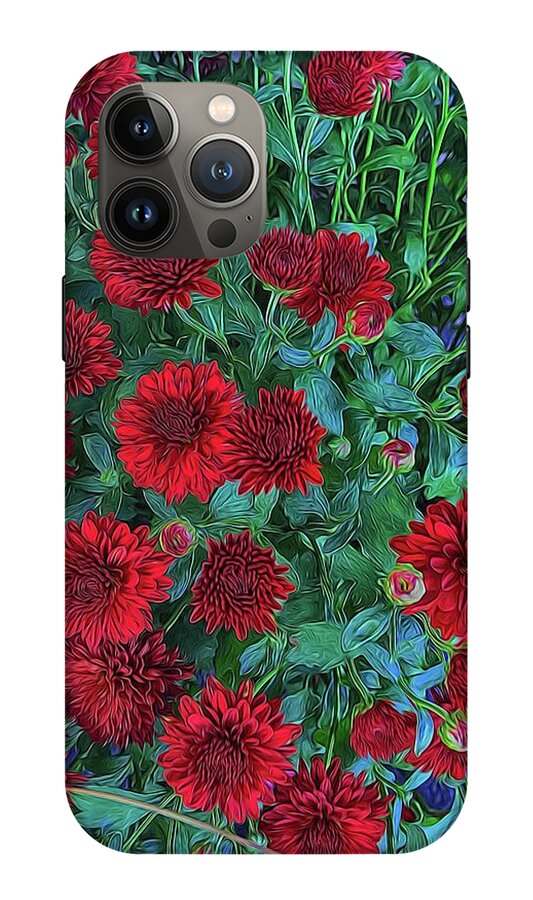 Red Mums - Phone Case