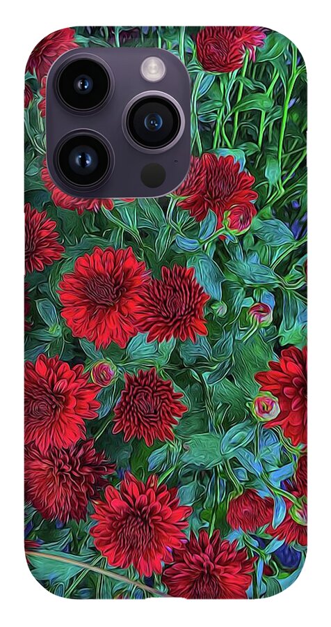 Red Mums - Phone Case