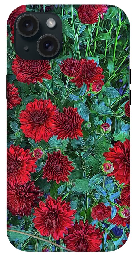 Red Mums - Phone Case