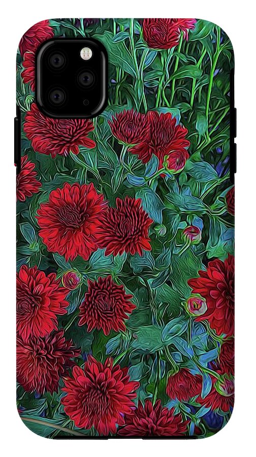Red Mums - Phone Case