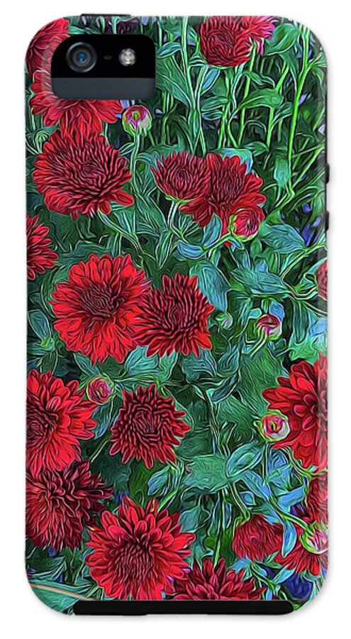 Red Mums - Phone Case