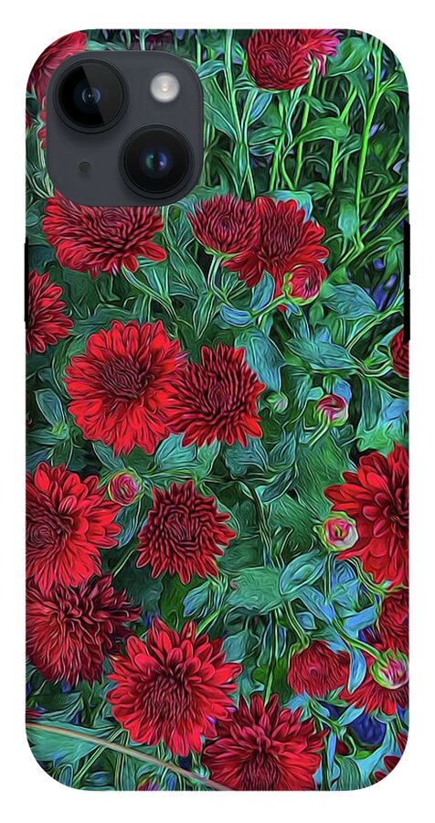 Red Mums - Phone Case