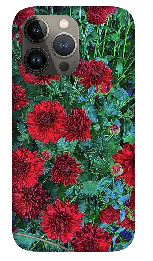 Red Mums - Phone Case