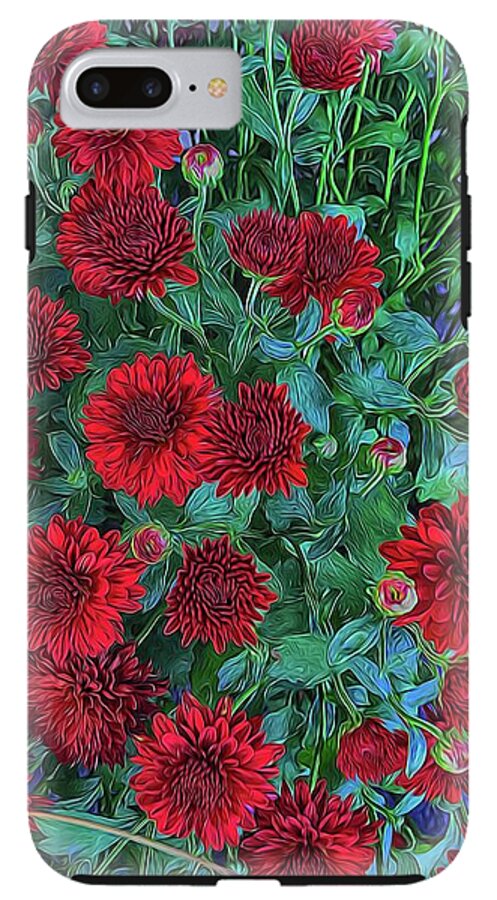 Red Mums - Phone Case