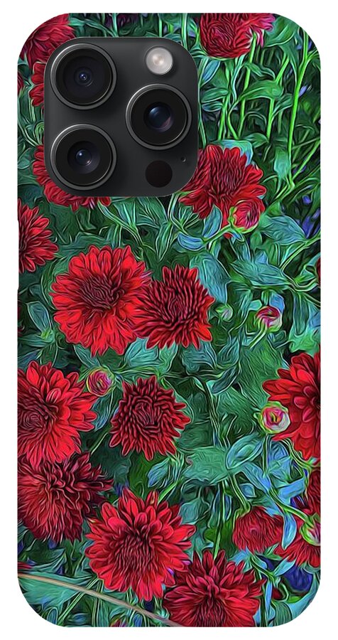 Red Mums - Phone Case