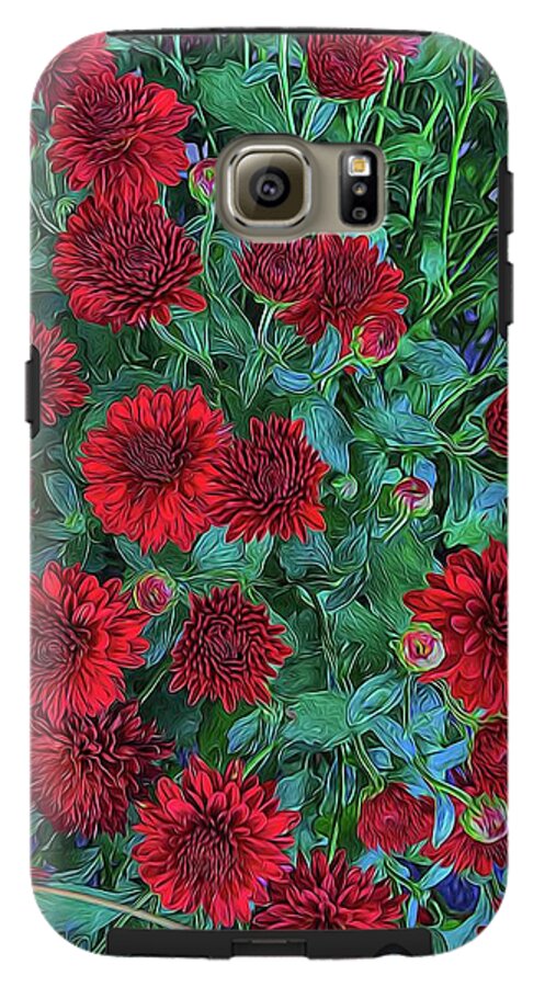 Red Mums - Phone Case
