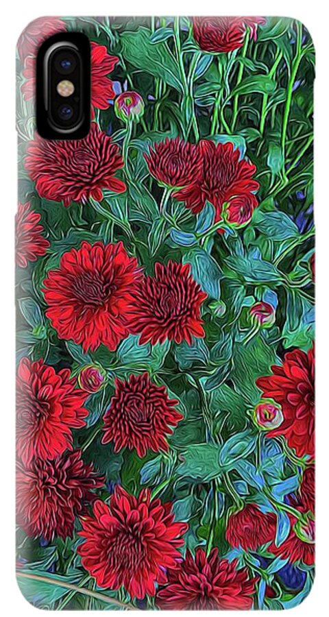 Red Mums - Phone Case