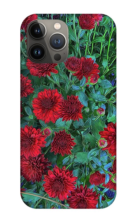 Red Mums - Phone Case