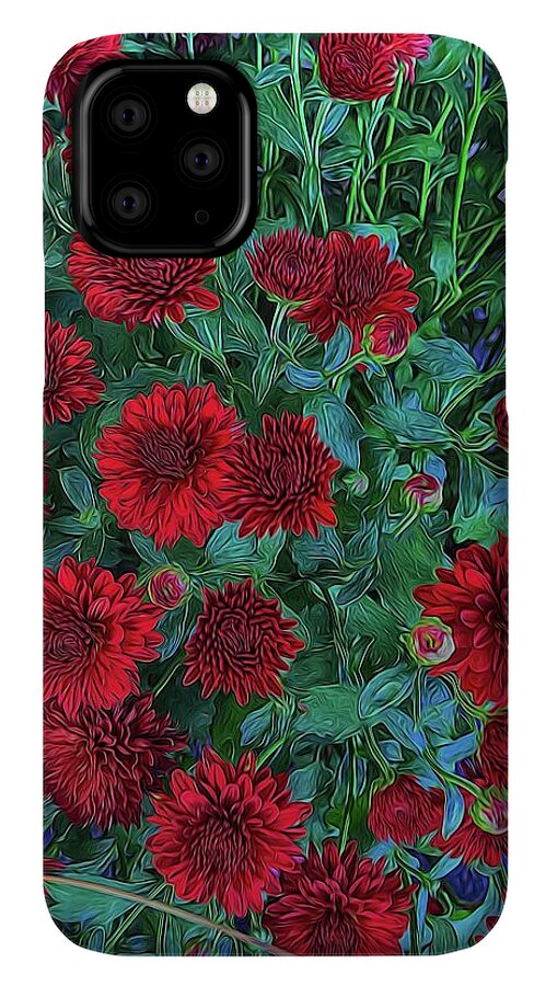 Red Mums - Phone Case