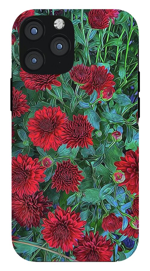 Red Mums - Phone Case