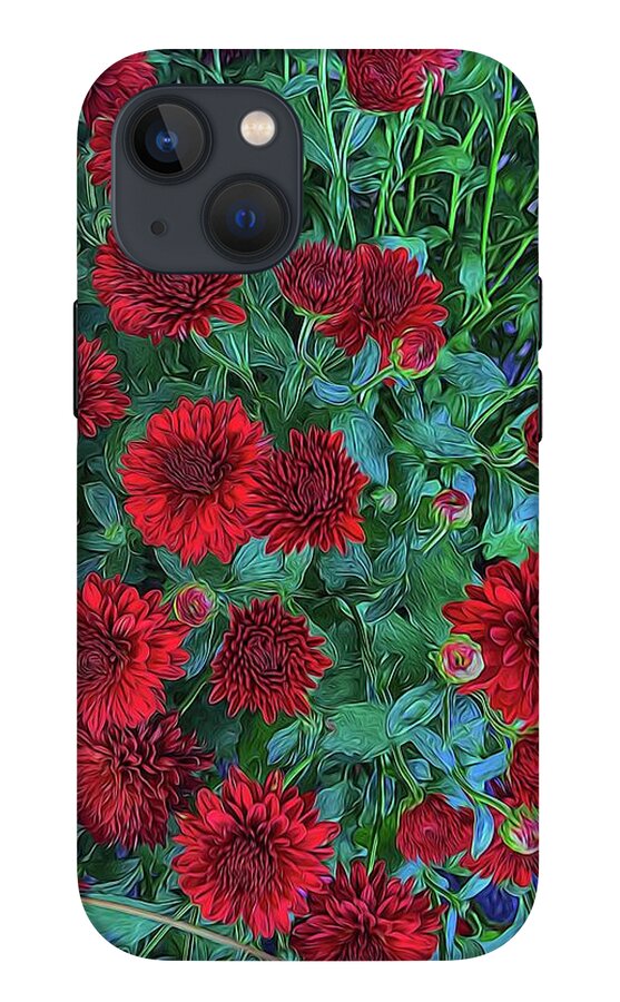 Red Mums - Phone Case