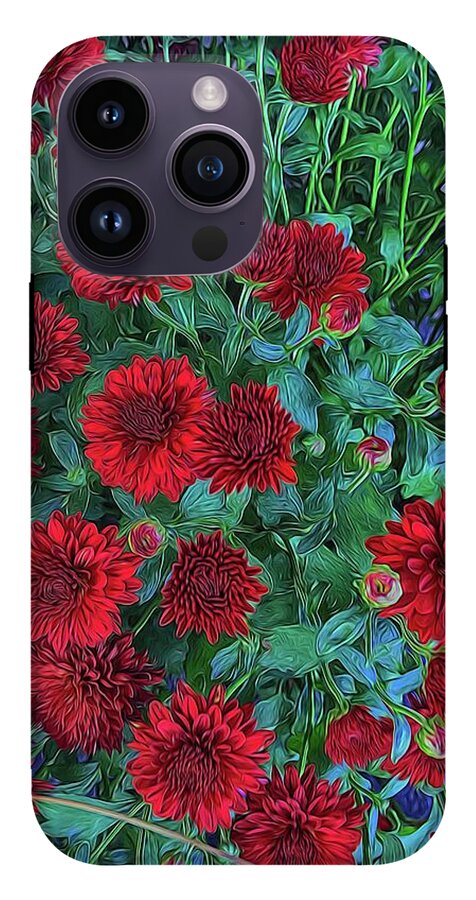 Red Mums - Phone Case