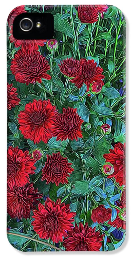 Red Mums - Phone Case