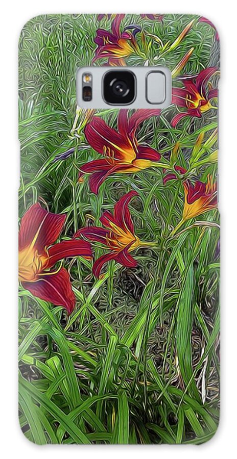 Red Tigerlily Garden - Phone Case