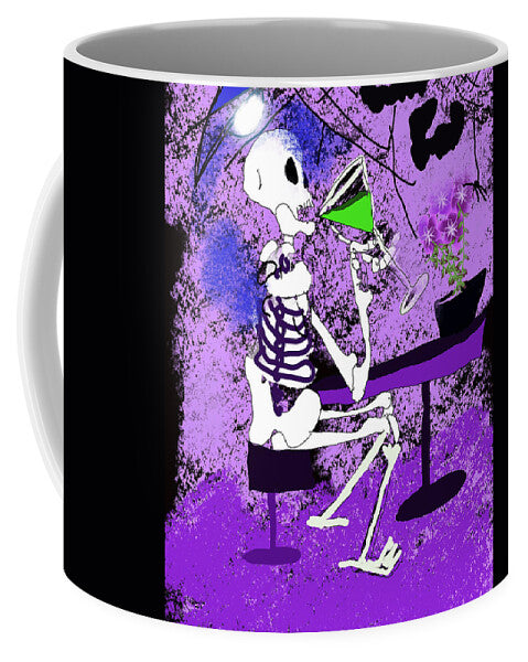 Skeleton Sipping Margarita - Mug