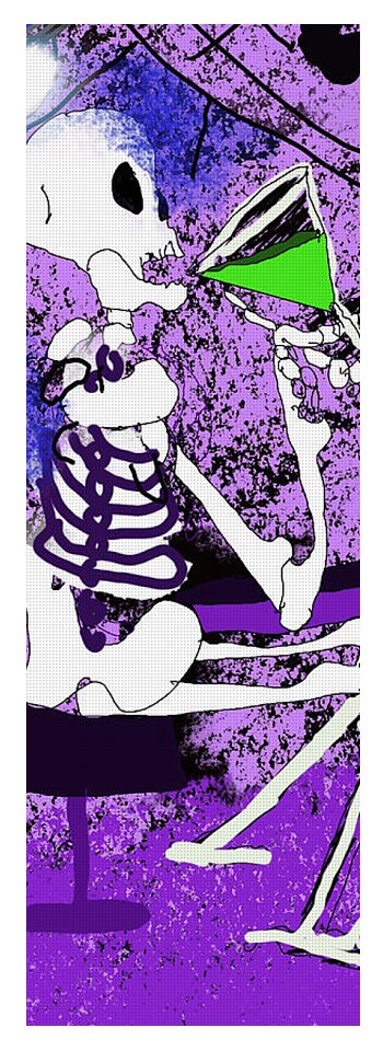Skeleton Sipping Margarita - Yoga Mat
