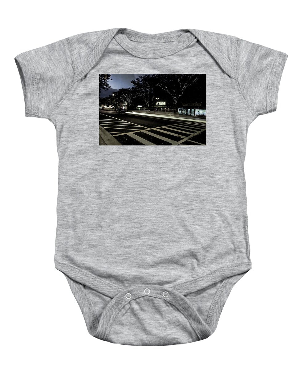 Summer Light Trail In An Antioch Evening - Baby Onesie