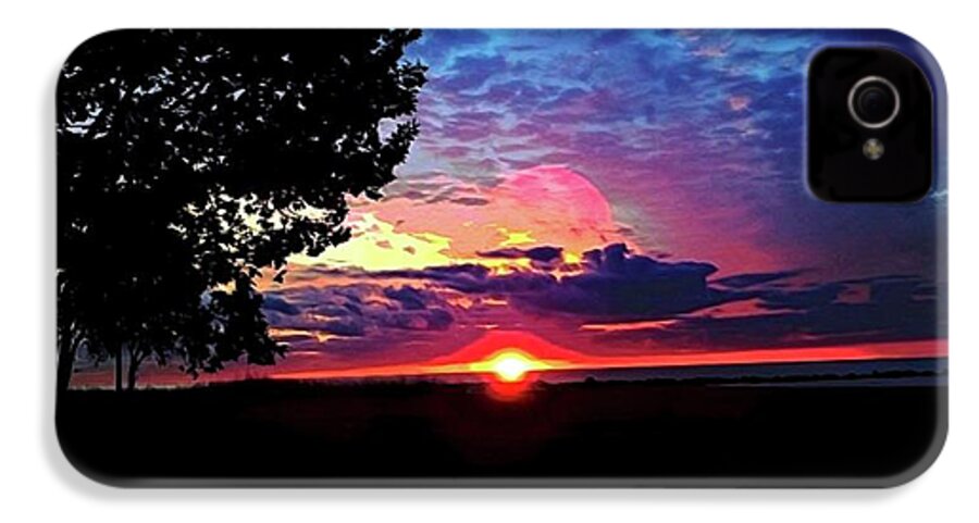 Sunrise Lakeshore Abstract - Phone Case