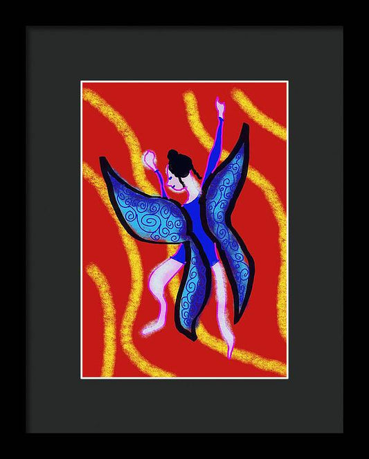 The Blue Fairy - Framed Print